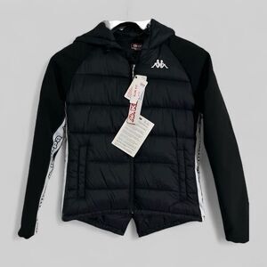 Kappa Black and White Puffer Jacket
